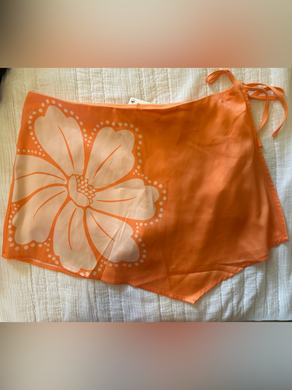 Kimchi Blue Orange lightweight skort